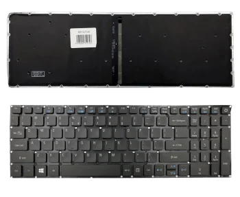 Acer Aspire E5-573 / E5-573TG klaviatūra ar apgaismojumu, melna