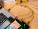 USB 3 vienā telefona vads ar Lightning, micro USB, Type-C, 1,2m, zelta