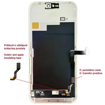 Displejs iPhone 15 Pro Max, LTPO Soft OLED, 120Hz