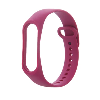Silikona siksniņa priekš Xiaomi Mi Band 8 / 9 / 10 / 11, aveņu rozā