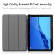 Huawei MediaPad T5 10.1\" Tri-fold Stand Cover Case, Grey | Vāks Apvalks Pārvalks Grāmatiņa Planšetdatoram