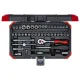 Muciņu atslēgu komplekts GEDORE red 1/4\" 4-14 mm, 46 gab.