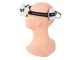 Galvas lupa ar 2 LED gaismām un 8 maināmām lēcām (līdz 28x), melna/balta