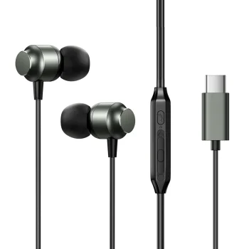 Joyroom JR-EC06 USB-C austiņas, pelēkas