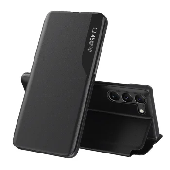 Atverams vāciņš Xiaomi POCO C65 / Redmi 13C ar statīva funkciju, melns