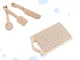 Bērnu Rotaļu Spēļu MDF Koka Virtuves Iekārta Komplekts ar Piederumiem MODERN CLASSIC | Kids Toy Wooden Kitchen...