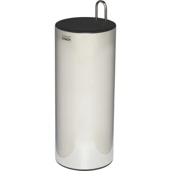 Joseph Joseph EasyStore Luxe tualetes papīra turētājs, sudraba / antracīta