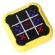 Elektroniskā spēle bērniem 4-in-1 Desas (Tic Tac Toe), dzeltena