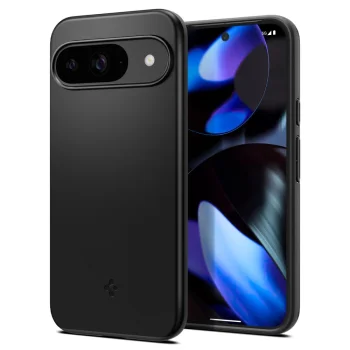 Google Pixel 9 / 9 Pro Spigen Thin Fit Case Cover, Black | Telefona Vāciņš Maciņš Maks Apvalks Bampers