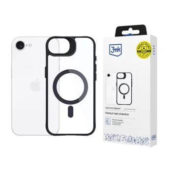 3mk Satin Armor MagCase vāciņš Apple iPhone 16e / SE 4 Caurspīdīgs