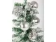 Ziemassvētku eglītes bumbas 6cm plastmasas 16 gab. sudraba