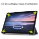 Samsung Galaxy Tab S4 10.5\" (T830/T835) Trifold Stand PU Leather Hard Protective Cover Case, Blue | Planšetes...