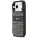 DKNY Repeat Texture Pattern vāciņš priekš iPhone 17 Pro, Melns