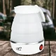 LTC saliekamā elektriskā tūrisma tējkanna, 0.6L, balta