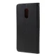OnePlus 7 PU Leather Wallet Book Case Cover, Black | Vāks Maciņš Maks Grāmatiņa Apvalks