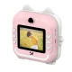 Wozinsky WDT-02 Bērnu Fotoaparāts Momentkamera ar Termoprinteri, Rozā | Children Instant HD Digital Print Camera