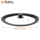Ruhhy 3-in-1 Universālais Silikona un Stikla Vāks (28/30/32 cm)