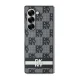 DKNY vāciņš Samsung Galaxy Z Fold 6 Checkered Pattern Printed Stripes, melns