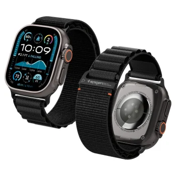 Spigen WBF1 siksniņa Apple Watch 44 / 45 / 46 / 49 mm, melna