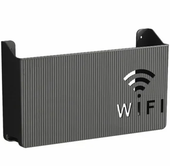 Sienas plaukts Wi-Fi maršrutētājam, melns