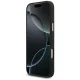 Guess 4G Triangle Logo MagSafe vāciņš iPhone 17 Pro Max / 18 Pro Max, melns/sudraba