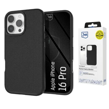 Telefona vāciņš 3mk Fortis MagCase priekš iPhone 16 Pro, MagSafe, melns