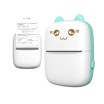HURC9 Bluetooth termoprinteris Kitty Mini ar lietotni, zils