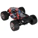 Tālvadības auto WLToys 184008 1:18 4WD bezsuku 60 km/h LED RTR, melns/sarkans