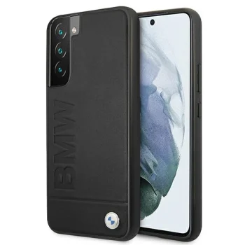 BMW Signature Logo Imprint vāciņš Samsung Galaxy S22+, Melns