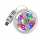Elastīga RGB IC neona LED lenta, 5 m, Bluetooth, lietotne, USB