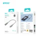 BWOO BZ66 audio adapteris Lightning uz 3.5mm ligzdu, pelēks