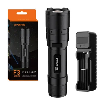 Lukturītis Superfire F3-L2, 570 lm, 260 m, Zoom