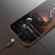 Dudao X3C vadu austiņas ar USB-C savienojumu 1.2m, melnas