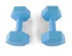 4Fizjo 677 bitumena hanteles, 2 x 2 kg, zilas