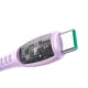 Joyroom S-A59 USB-A uz USB-C kabelis 3A 1.2m, violets