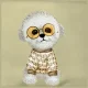 Nimmy Crossbody Glasses Cool Dog pleca soma, Khaki