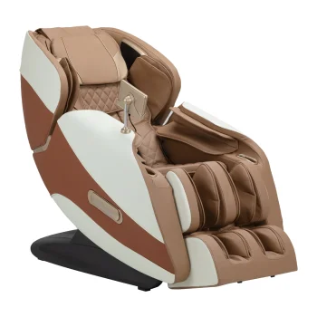 Masāžas krēsls Sakura Luxury 808, balti bēšs