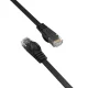 Orico PUG-C6B CAT6 RJ45 Tīkla Kabelis, Plakans, 15m, Melns