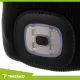 Trizand ziemas cepure ar USB LED lukturīti, melna