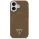 Guess Triangle Logo MagSafe Vāciņš iPhone 17 Brūns