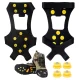 Pretslīdēšanas radzes ziemas apaviem / Pretslīdes apavu uzlikas, Izmērs 40-44 | Ice Snow Traction Cleats Crampons