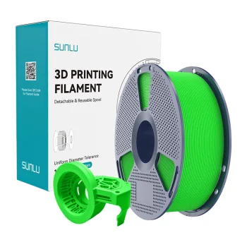 3D printera kvēldiegs Sunlu PETG High-Speed Matte, zaļš