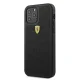Ferrari iPhone 12 / 12 Pro vāciņš On Track Perforated, melns
