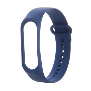 Silikona siksniņa priekš Xiaomi Mi Band 5 / 6, tumši zila
