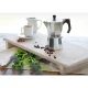 Espresso Itālijas Kafijas Kanna geizera tipa 150ml, Sudraba| Moka Pot Coffee Maker 3 Cup