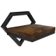 Ruhhy piekaramais sienas plaukts Loft, 19x23x20 cm