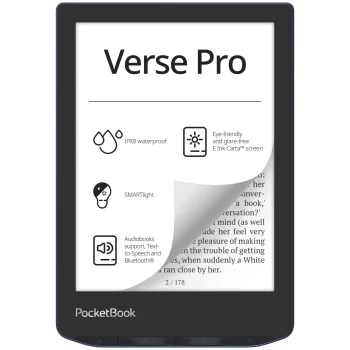 PocketBook Verse Pro e-grāmatu lasītājs, Azure