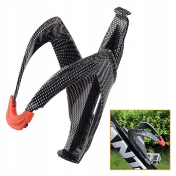 Universāls velosipēda pudeles turētājs Carbon Look