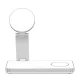 Tech-Protect QI15W-A47 MagSafe trīs vienā bezvadu lādētājs, balts