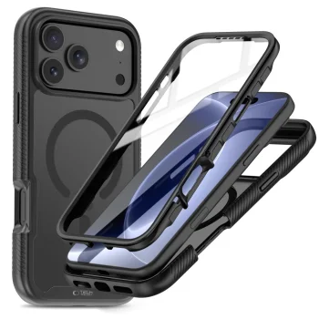 Tech-Protect Defense MagSafe vāciņš iPhone 17 Pro Max / 18 Pro Max, Matte Black